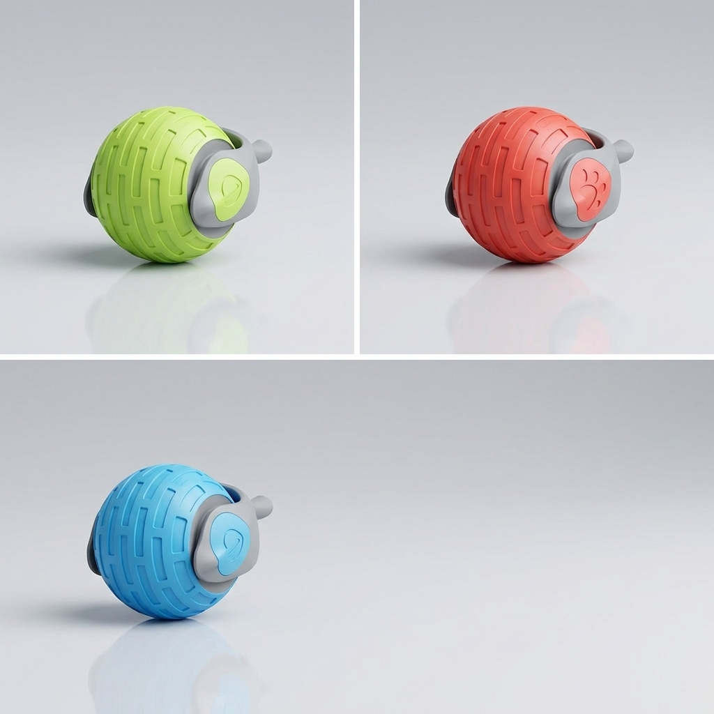 PounceBall Smart Rolling Cat Toy – USB-Rechargeable Automatic Teaser